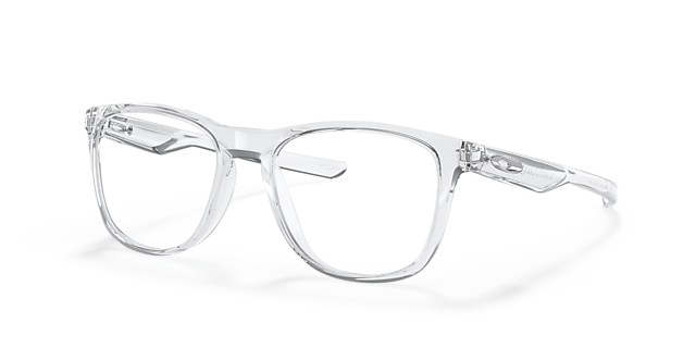 Trillbe™ X Glanzend transparant KunststofEyeglass Frames van B24, Hoekweergave