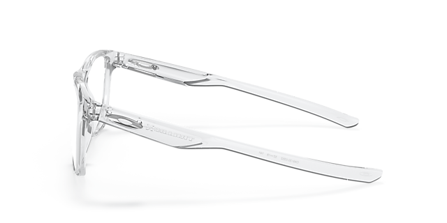 Trillbe™ X Glanzend transparant KunststofEyeglass Frames van B24, Zijaanzicht