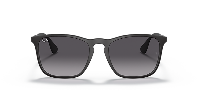 RB4187 Rubber zwart KunststofSunglass Frames van B24, Vooraanzicht