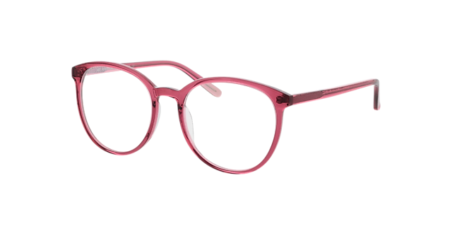 New York Roze AcetaatEyeglass Frames van B24, Hoekweergave