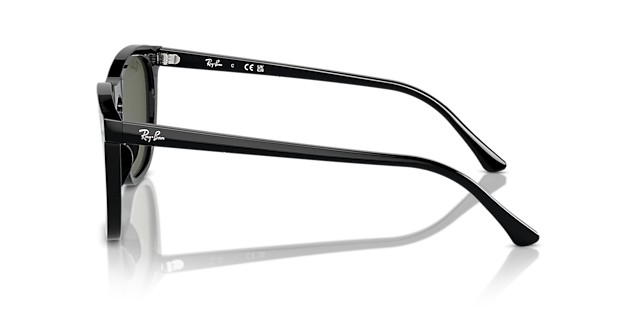 RB2210 Schwarz KunststoffSunglass Frames von B24, Seitenansicht