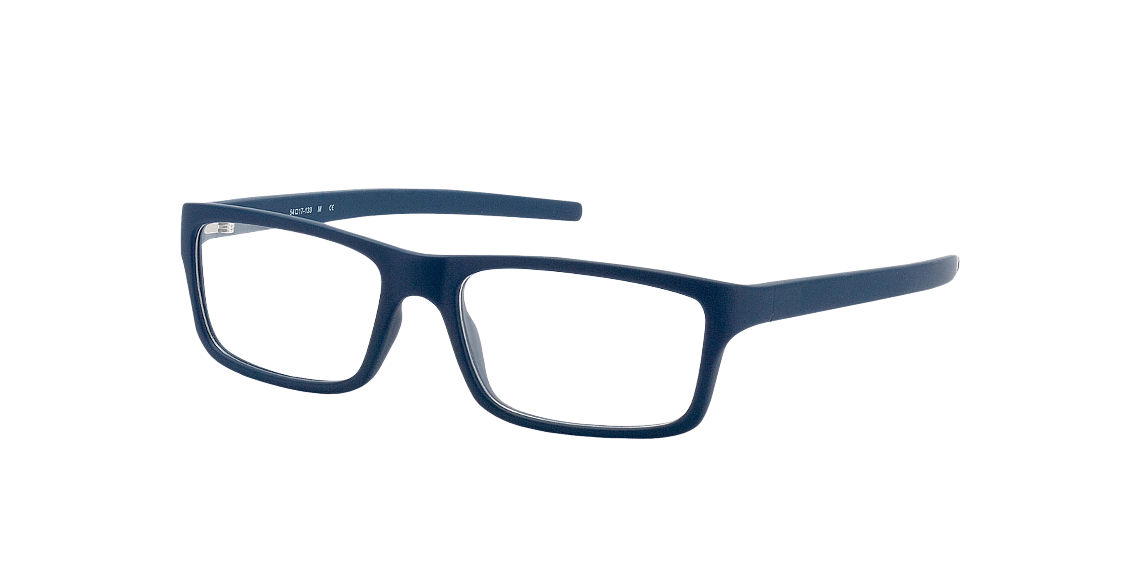 Nador Donkerblauw KunststofEyeglass Frames van B24, Hoekweergave