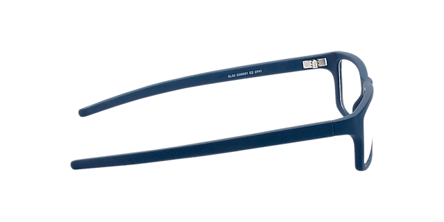 Nador Donkerblauw KunststofEyeglass Frames van B24, Zijaanzicht