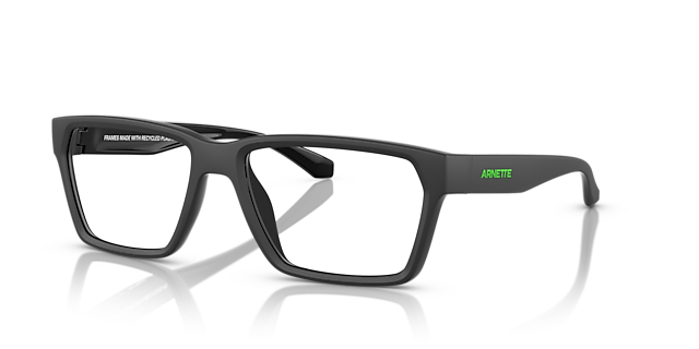 AN7257U Black Top Matte & Shiny KunststoffEyeglass Frames von B24, Dreiviertelansicht