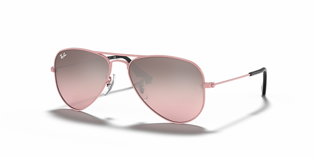 RB9506S Roze MetaalSunglass Frames van B24, Hoekweergave