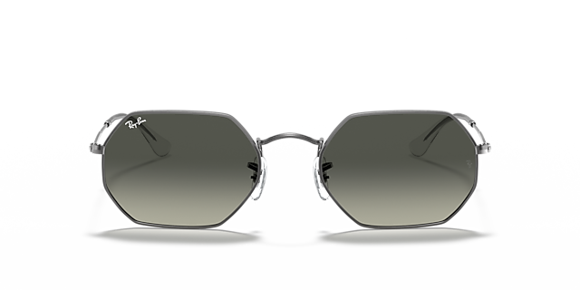 RB3556N Staalgrijs MetaalSunglass Frames van B24, Vooraanzicht