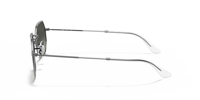 RB3556N Staalgrijs MetaalSunglass Frames van B24, Zijaanzicht