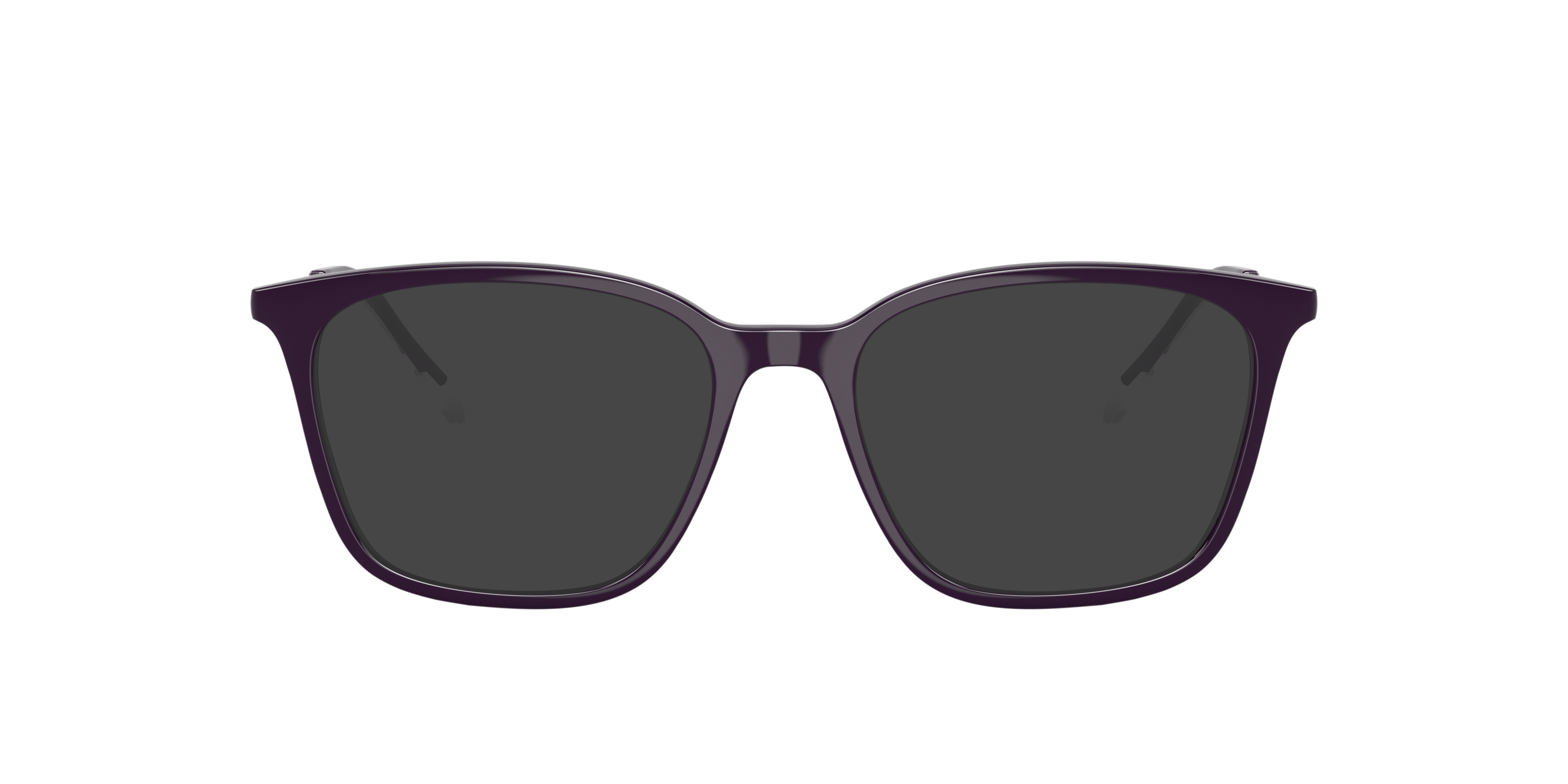 AX3120 Shiny Dark Purple KunststofEyeglass Frames van B24, met getinte lenzen