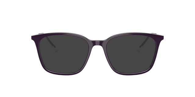 AX3120 Shiny Dark Purple KunststofEyeglass Frames van B24, met getinte lenzen