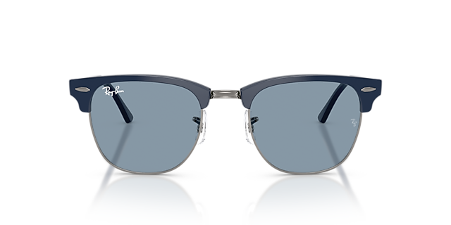 RB3016 Blue & Gunmetal AcetaatSunglass Frames van B24, Vooraanzicht