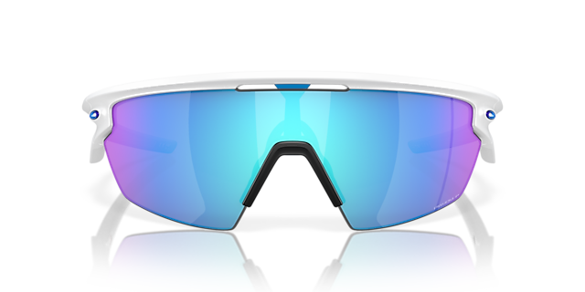 Sphaera™ Matt Weiß KunststoffSunglass Frames von B24, Vorderansicht