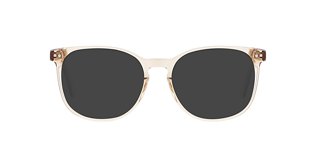 BARRON Crystal Caramel AcetaatEyeglass Frames van B24, met getinte lenzen