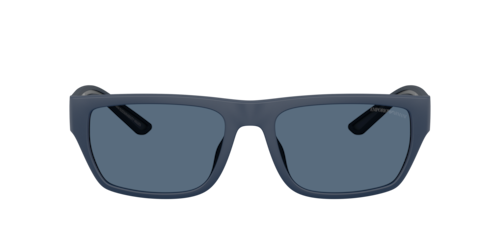 Emporio Armani - EA4267U, Herren, Rubberized Matte Blue/Rubberized Matte Black, Größe: Large