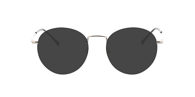 Eden Zwart & Zilver MetaalEyeglass Frames van B24, met getinte lenzen