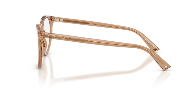 JC3047 Transparent Tan AcetatEyeglass Frames von B24, Seitenansicht