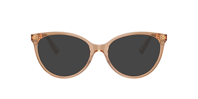 JC3047 Transparent Tan AcetatEyeglass Frames von B24, mit getönten Gläsern