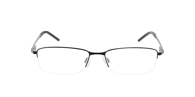 PU0448O Schwarz MetallEyeglass Frames von B24, Vorderansicht