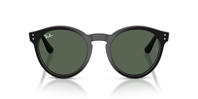 2180 Reverse Zwart KunststofSunglass Frames van B24, Vooraanzicht