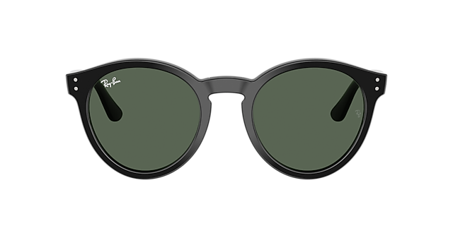 2180 Reverse Zwart KunststofSunglass Frames van B24, met getinte lenzen