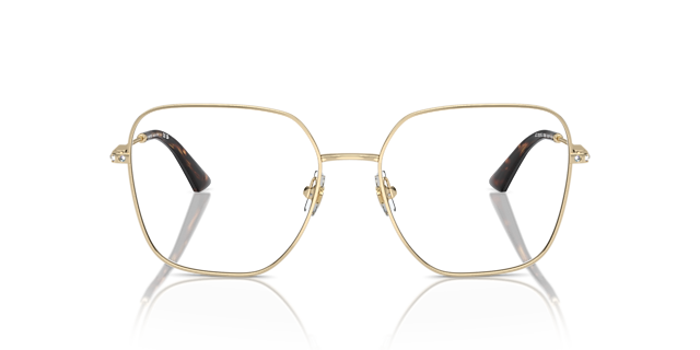 JC2001B Hellgold MetallEyeglass Frames von B24, Vorderansicht