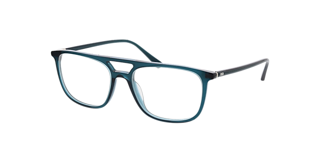 Adelaide Kristalgroen AcetaatEyeglass Frames van B24, Hoekweergave