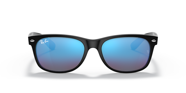 RB2132 Rubber zwart KunststofSunglass Frames van B24, Vooraanzicht