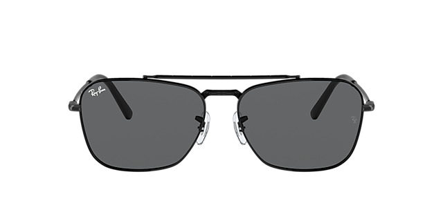 RB3636 Zwart MetaalSunglass Frames van B24, met getinte lenzen