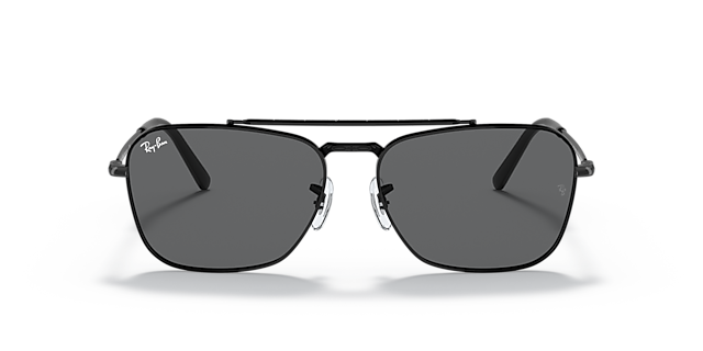 RB3636 Zwart MetaalSunglass Frames van B24, Vooraanzicht