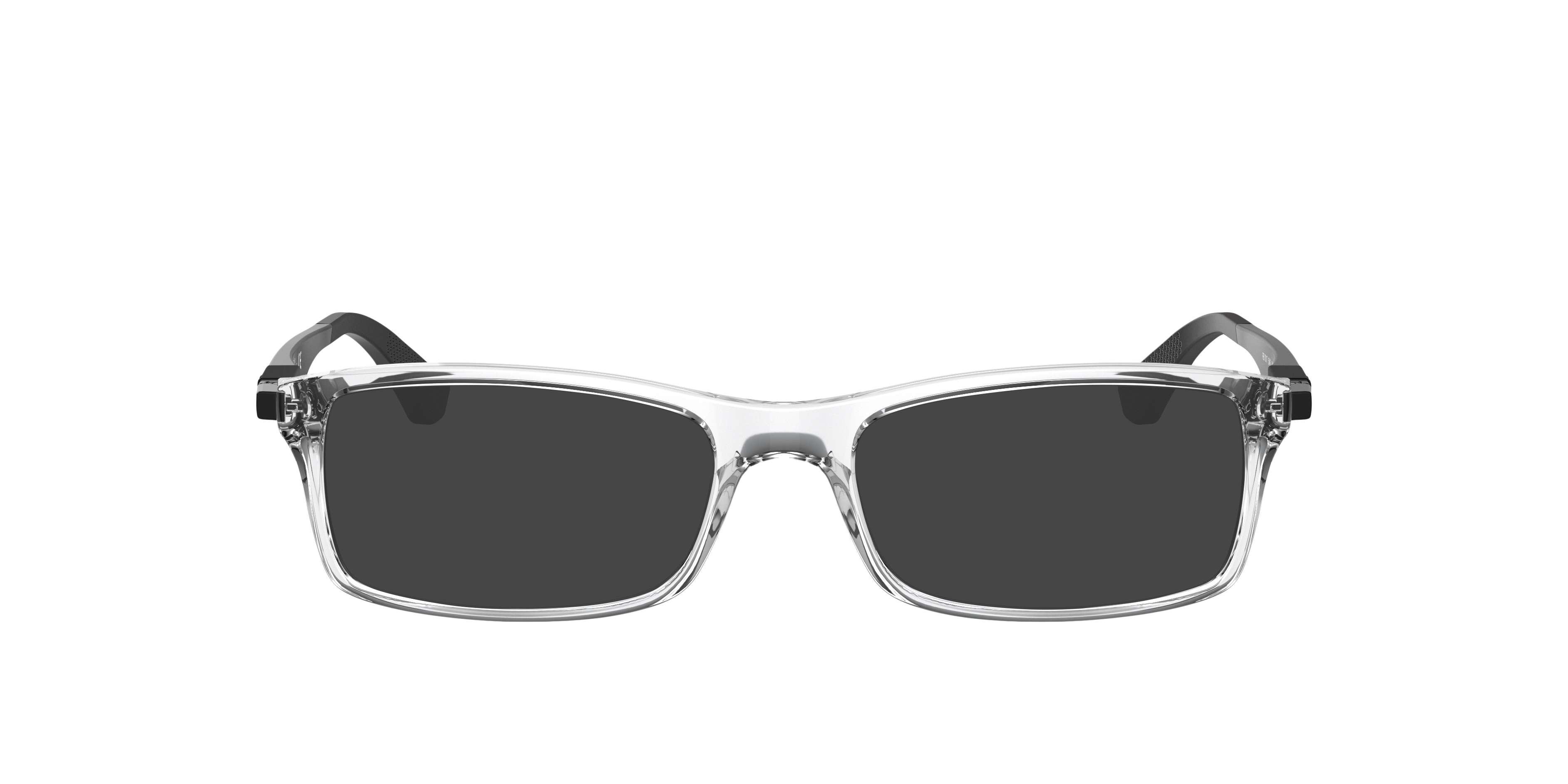 RB7017 Transparent KunststoffEyeglass Frames von B24, mit getönten Gläsern