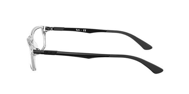 RB7017 Transparant KunststofEyeglass Frames van B24, Zijaanzicht