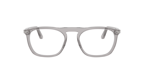 Persol - PO3391V, Grau transparent/Havana/Transparent Grey, Größe: Durchschnittlich