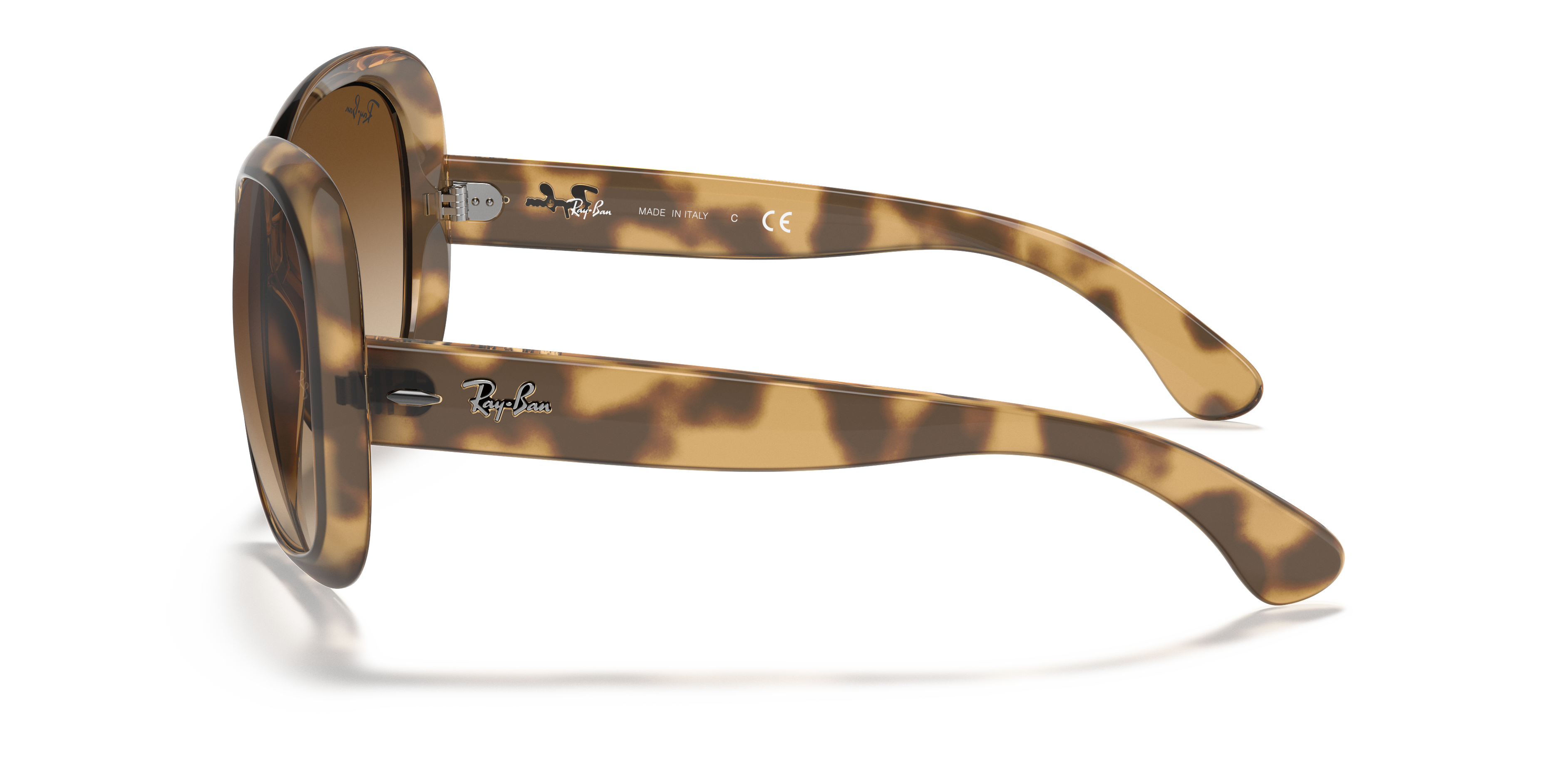 RB4098 Havana KunststofSunglass Frames van B24, Zijaanzicht