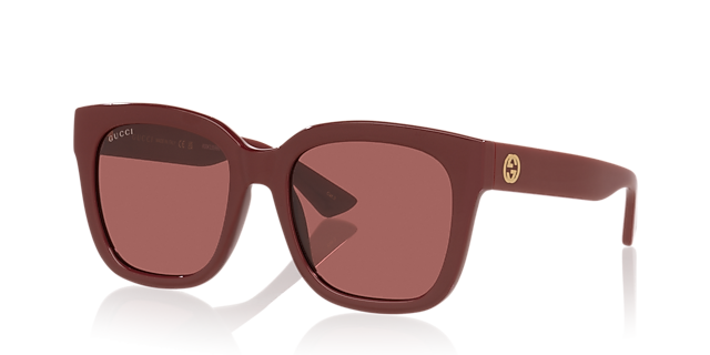 GG1338S Burgunderrot KunststoffSunglass Frames von B24, Dreiviertelansicht