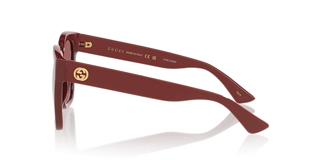 GG1338S Burgunderrot KunststoffSunglass Frames von B24, Seitenansicht