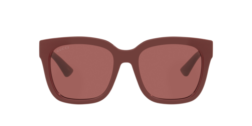 Gucci - GG1338S, Damen, Burgunderrot/black/Brown Light, Größe: Large