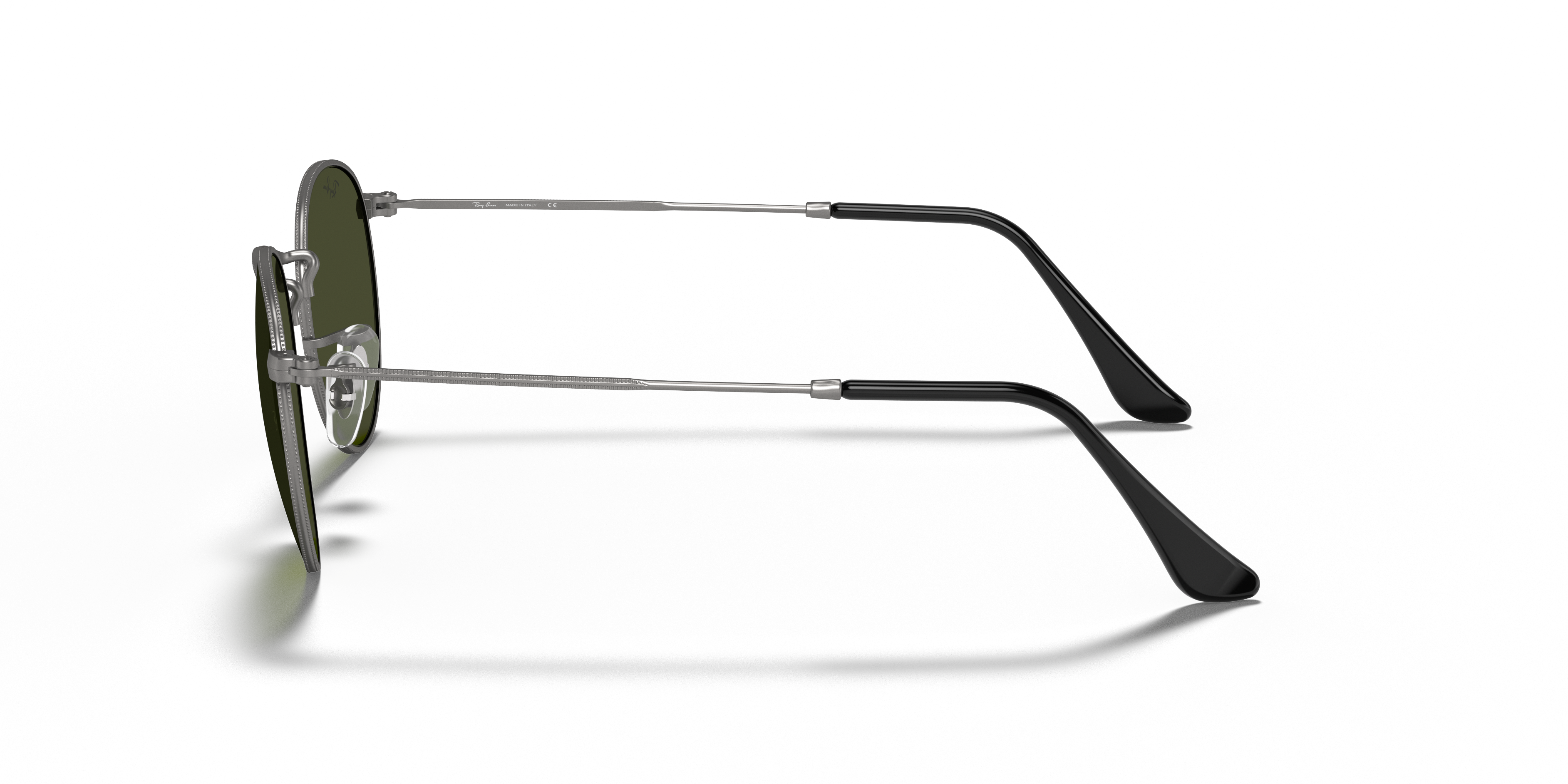 RB3447 Gunmetal MetallSunglass Frames von B24, Seitenansicht