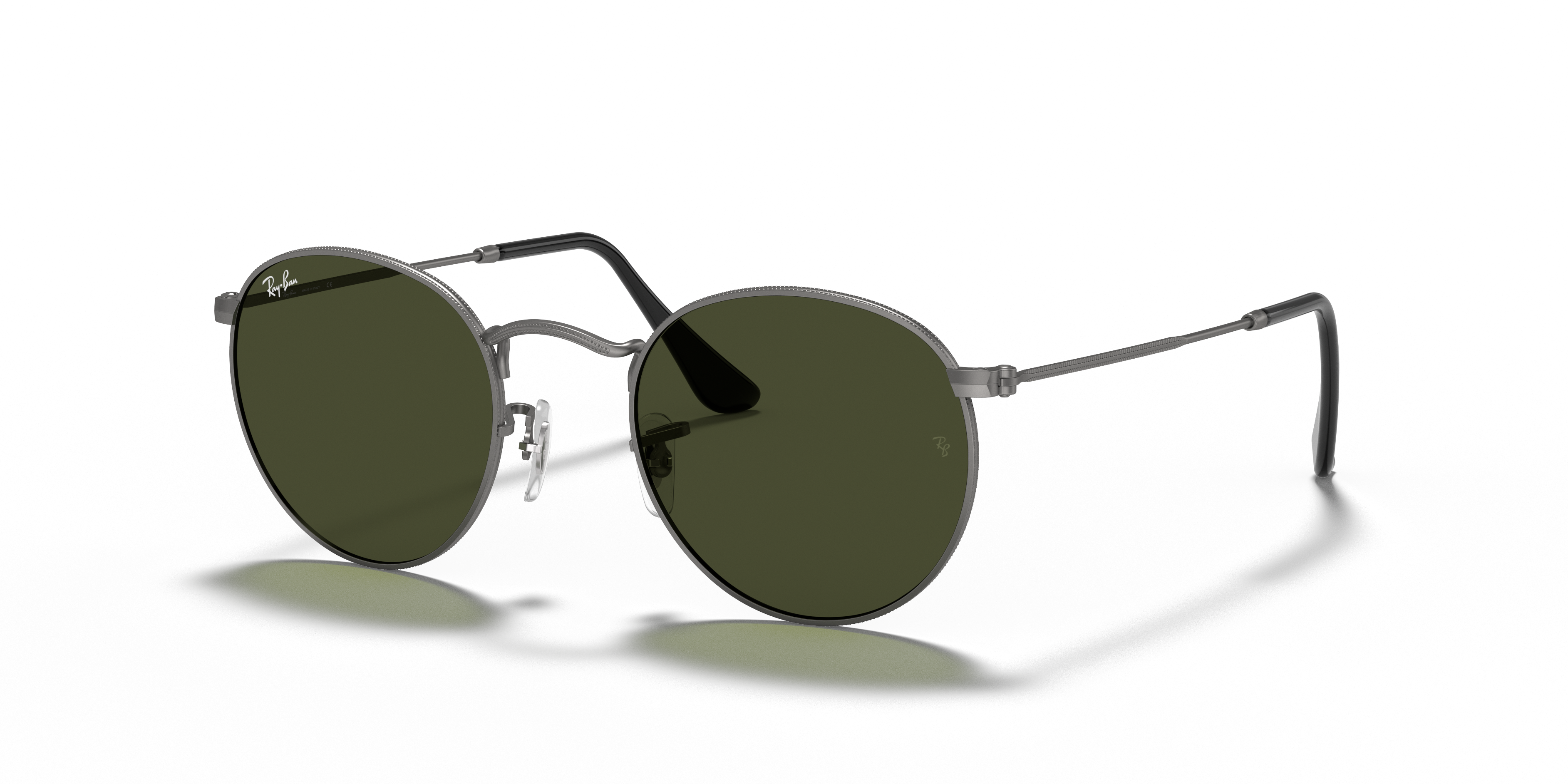 RB3447 Gunmetal MetallSunglass Frames von B24, Dreiviertelansicht