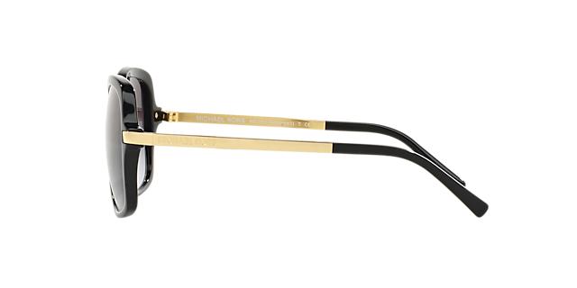 MK2024 Zwart AcetaatSunglass Frames van B24, Zijaanzicht