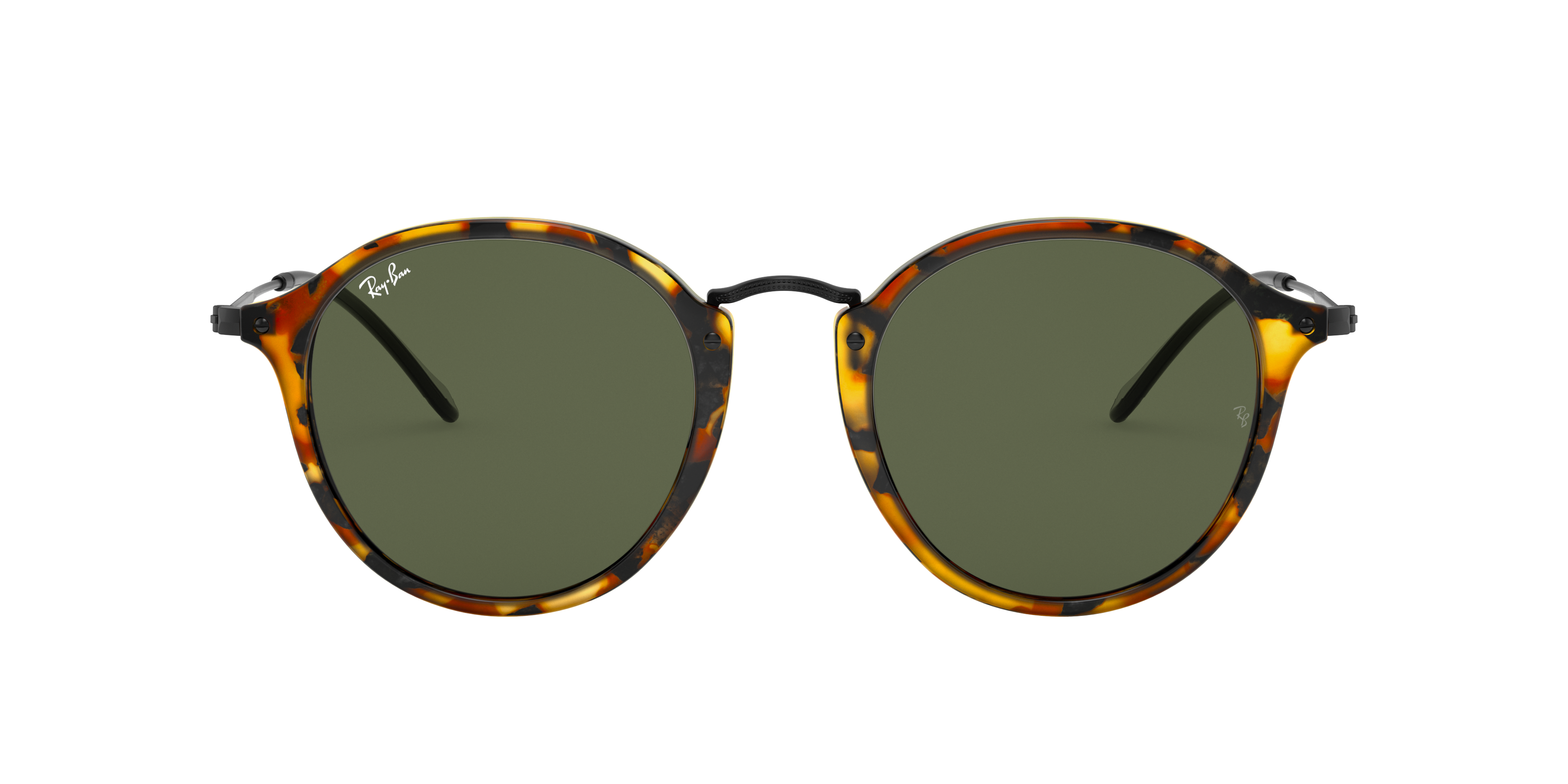 RB2447 Zwart Havana AcetaatSunglass Frames van B24, met getinte lenzen