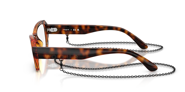 VO5656U Dunkelhavana KunststoffEyeglass Frames von B24, Seitenansicht