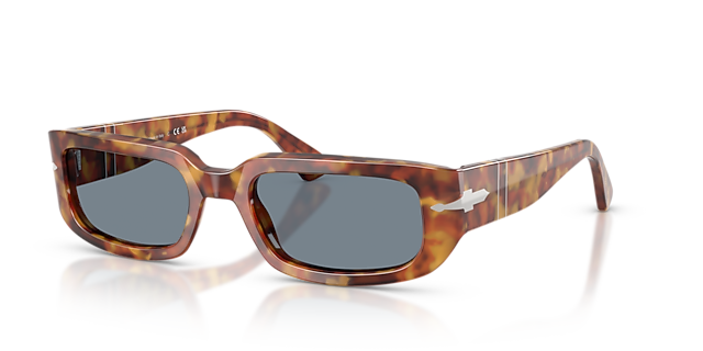 PO3385S Brown Tortoise AcetatSunglass Frames von B24, Dreiviertelansicht