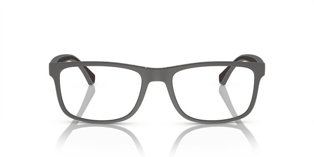 EA3147 Matgrijs KunststofEyeglass Frames van B24, Vooraanzicht