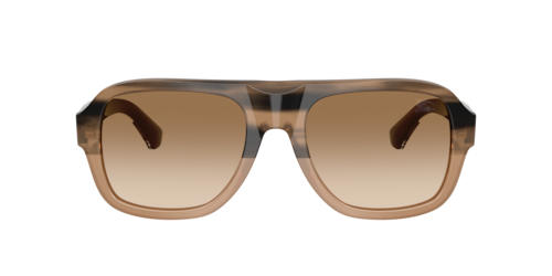 Burberry - BE4478, Herren, Striped Beige/Black, Größe: Large