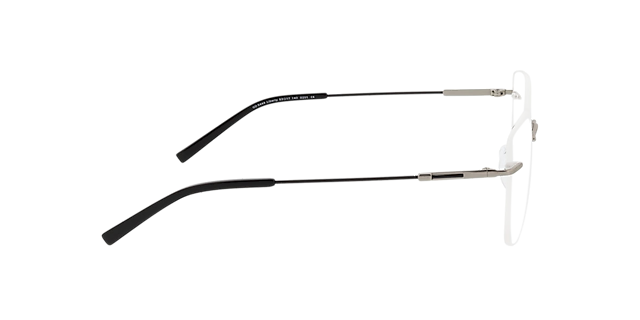 Liberty Zilver  &  zwart MetaalEyeglass Frames van B24, Zijaanzicht