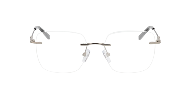 Liberty Zilver  &  zwart MetaalEyeglass Frames van B24, Vooraanzicht