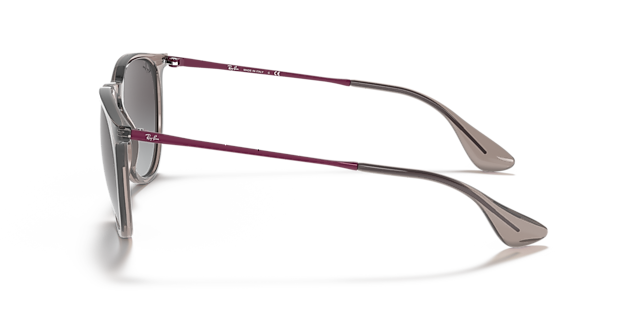 RB4171 Transparant grijs KunststofSunglass Frames van B24, Zijaanzicht