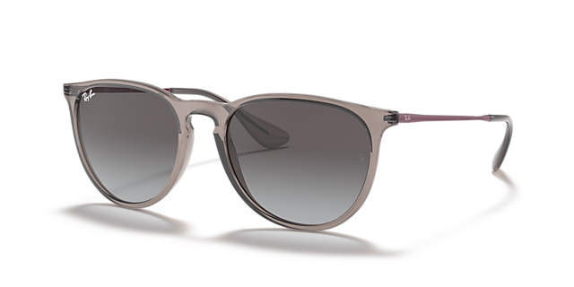 RB4171 Transparant grijs KunststofSunglass Frames van B24, Hoekweergave