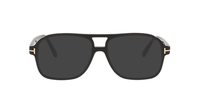 FT6058-B Glänzendes Schwarz AcetatEyeglass Frames von B24, mit getönten Gläsern