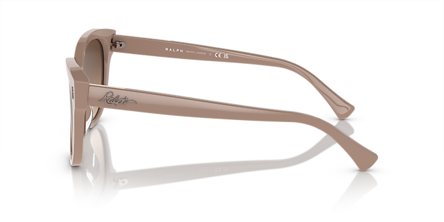 RA5305U Shiny Solid Beige AcetaatSunglass Frames van B24, Zijaanzicht