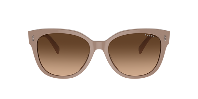 RA5305U Shiny Solid Beige AcetaatSunglass Frames van B24, met getinte lenzen